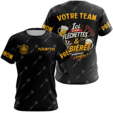 Polo Passion Fléchettes & Bière – Style Vintage Sportif - T-Shirt Femme