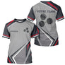 Polo Passion Pétanque Homme Femme - Personnalisé Gris & Rouge - T-Shirt Homme