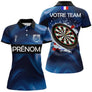 Polo Sport Fléchettes Personnalisé – Bleu Marine Éclatant - Polo Femme