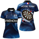 Polo Sport Fléchettes Personnalisé – Bleu Marine Éclatant - Polo Femme