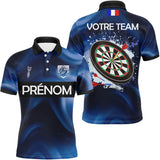 Polo Sport Fléchettes Personnalisé – Bleu Marine Éclatant - Polo Homme
