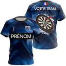 Polo Sport Fléchettes Personnalisé – Bleu Marine Éclatant - T-Shirt Femme