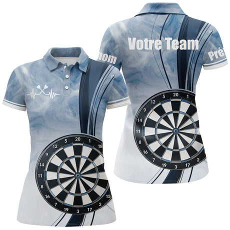 Polo Sport Fléchettes Personnalisé – Design Cible Moderne - Polo Femme