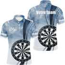Polo Sport Fléchettes Personnalisé – Design Cible Moderne - Polo Homme