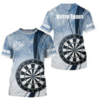 Polo Sport Fléchettes Personnalisé – Design Cible Moderne - T-Shirt Homme
