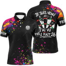 Polo Sport Fléchettes Personnalisé – Design Street Art - Polo Homme