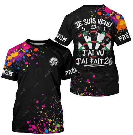 Polo Sport Fléchettes Personnalisé – Design Street Art - T-Shirt Homme