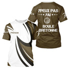 Polo Sport Pétanque Bretonne Personnalisé – Marron Boule Passionnés - T-Shirt Homme