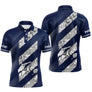 Polo Tenue Pétanque Club - Bleu Marine Style Vintage - Polo Homme