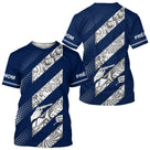 Polo Tenue Pétanque Club - Bleu Marine Style Vintage - T-Shirt Homme