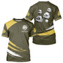 Polo Tenue Pétanque Club - Personnalisé Vert Olive & Or - T-Shirt Homme