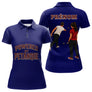 Polo Tournois Pétanque Homme Femme - Bleu Roi Passion Boules - Polo Femme