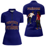 Polo Tournois Pétanque Homme Femme - Bleu Roi Passion Boules - Polo Zippé Femme