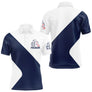 Polo de Pétanque Personnalisé - Bleu & Blanc Homme Femme - Polo Homme
