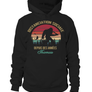 Hoodie humour pêche vintage Distanciation sociale variante prénom personnalisé