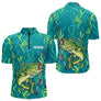Sweat à Capuche Pêcheur Personnalisé – Black-Bass Vert Homme - Polo Zippé Homme