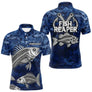 Sweat à Capuche Pêcheur Squelette Camo Bleu - Design Homme Personnalisé - Polo Homme
