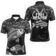 Sweat à Capuche Pêcheur Squelette Camo Noir - Design Homme Personnalisé - Polo Homme