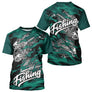 Sweat à Capuche Pêcheur Squelette Poisson - Vert Et Noir - T-Shirt Homme