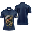 Sweat J'peux Pas J'ai Pêche Bleu - Cadeau Passionné Truite - Polo Homme