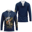 Sweat J'peux Pas J'ai Pêche Bleu - Cadeau Passionné Truite - Sweat Homme
