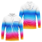 T-shirt Pêche Mer Marlin - Personnalisé Dégradé Homme - Long Sleeves Hoodie Homme