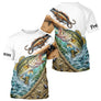 T-shirt Pêcheur 3D Bass Personnalisé Carnassier - Prénom Homme - T-Shirt Homme