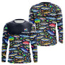 Vêtement Pêche En Mer Et Rivière - Personnalisé Noir - Long Sleeves Homme