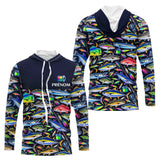 Vêtement Pêche En Mer Et Rivière - Personnalisé Noir - Long Sleeves Hoodie Homme