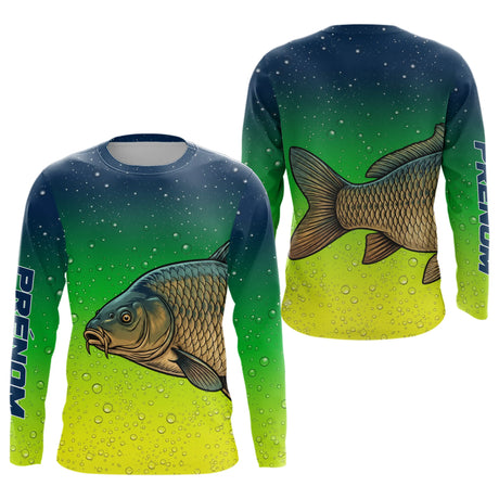 Vêtement Pêche À La Carpe Dégradé Vert - Passionné Homme - Long Sleeves Homme