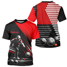 Vêtement Pétanque Club - Homme Femme Noir & Rouge - T-Shirt Homme
