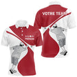 Vêtement Pétanque Homme Femme - Cadeau Passion Rouge & Blanc - Polo Homme