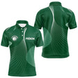 Vêtement Pétanque Personnalisé Vert - Club & Nom - Polo Homme