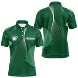 Vêtement Pétanque Personnalisé Vert - Club & Nom - Polo Homme