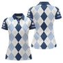 Vetement Pétanque Homme Femme - Design Raffiné Losanges - Polo Femme
