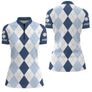 Vetement Pétanque Homme Femme - Design Raffiné Losanges - Polo Zippé Femme