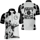 Opa Bouliste Poloshirt, personalisiertes Petanque Humor Geschenk, Opa Shooter - CT13122217