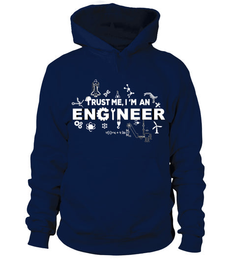 Trust Me, I'm An Engineer, Cadeau Ingénieur - VETRAV001 Sweat à Capuche Marine