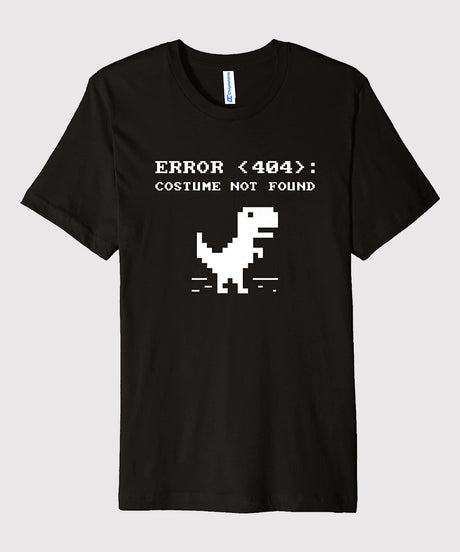 Erreur 404 - Costume Introuvable Halloween Tshirt Drôle T-shirt Col Rond
