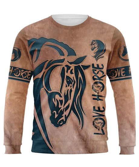 Chevaux Passion, Vêtement d'Equitation Cavalier, Tee shirt Sweat Homme Femme - CTS04042201 - Sweat shirt