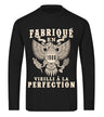 Idee Cadeau Original Anniversaire Vieilli A La Perfection CTS23032202 T-shirt Manches Longues Noir