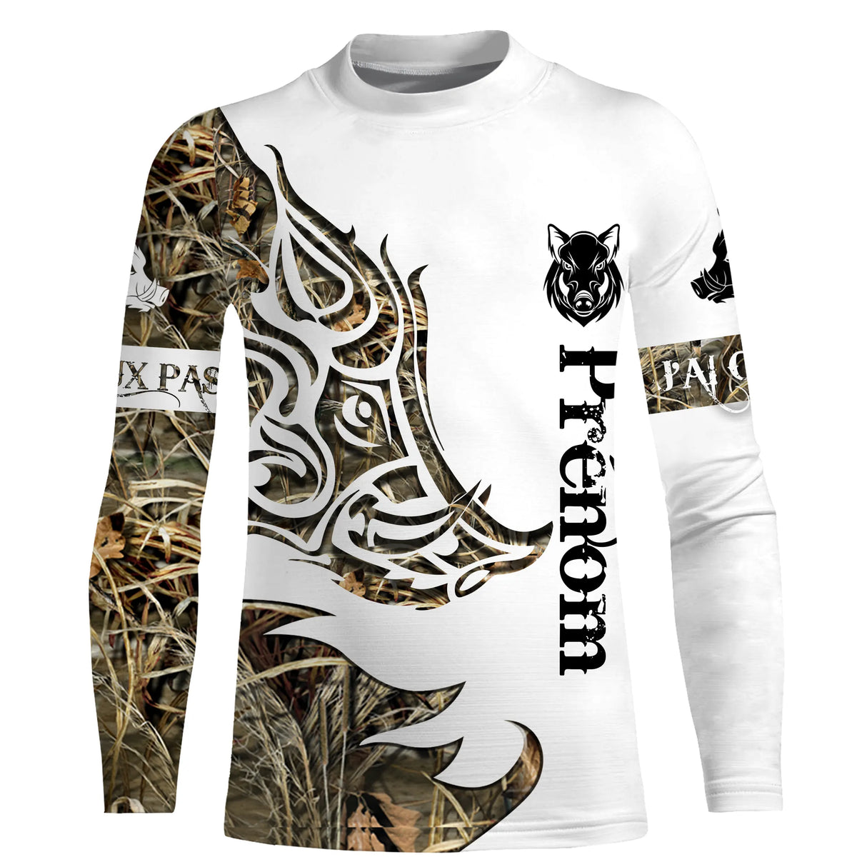 Wild Boar Hunting, Personalized Hunter Gift, Camouflage Tattoo, I Can't I Hunt - CT03122222