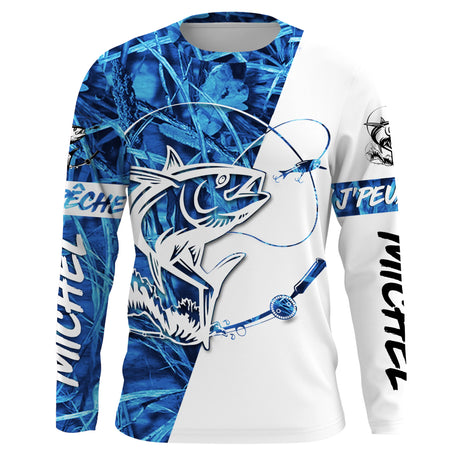 Personalisiertes Anti-UV-T-Shirt, Thunfischangeln, Geschenkidee für Fischer, Meeresangeln – CT05082222