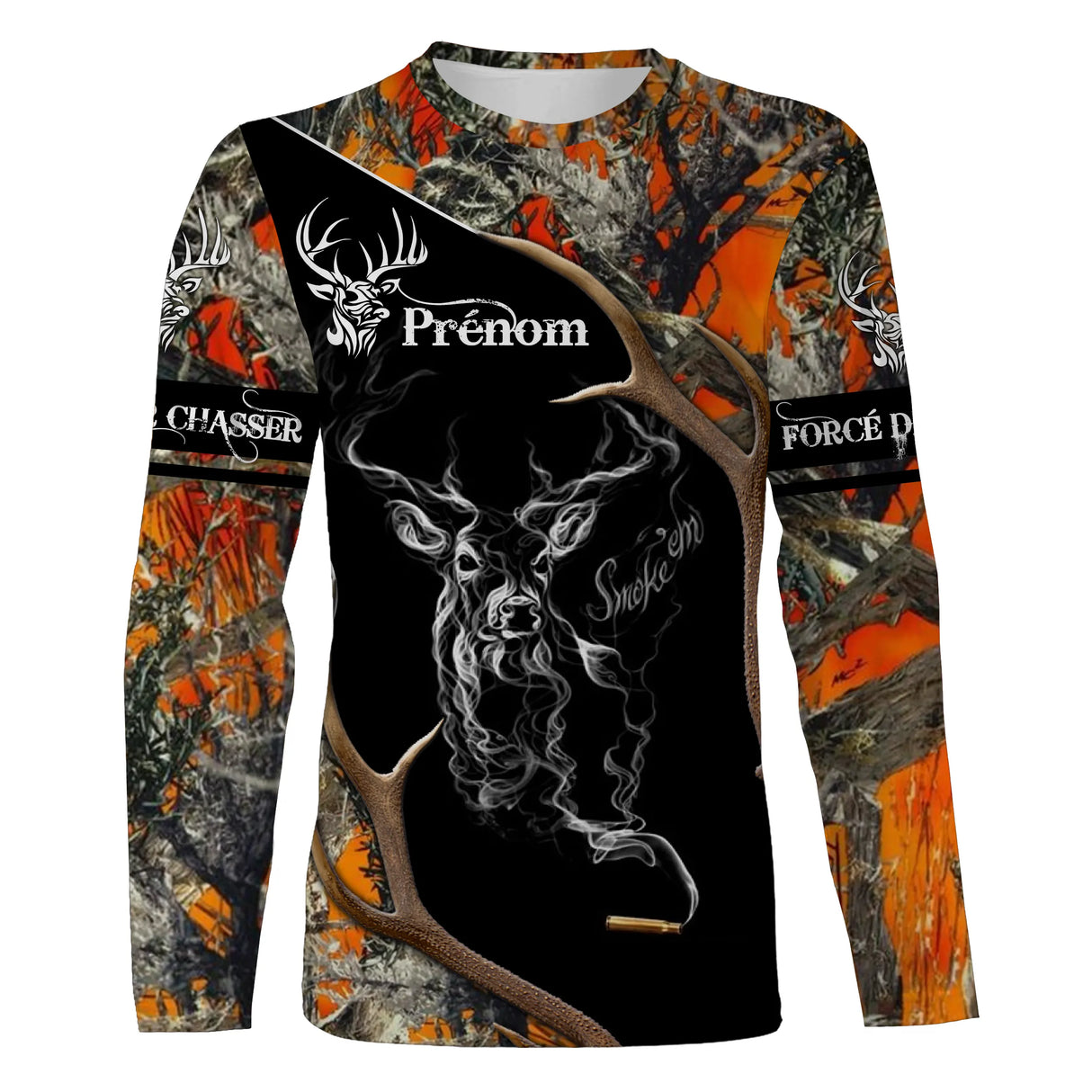 Caza de ciervos de camuflaje de otoño, regalo personalizado de humor de cazador - CT08092223