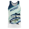 T-shirt personalizzata anti UV per la pesca al tonno, regalo originale per la pesca in mare - CT11082225
