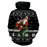 Pfirsichfarbener Weihnachtsmann-Weihnachtspullover, bestes Weihnachtsgeschenk für die Familie – CT12112238