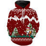 Maglione natalizio rosso, caccia al cinghiale di Babbo Natale, regalo di Natale per cacciatore - CT12112246