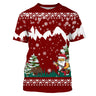 Roter Weihnachtspullover, Weihnachtsmann auf Wildschweinjagd, Weihnachtsgeschenk für Jäger – CT12112246