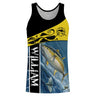 Personalisiertes Gelbflossen-Thunfisch-Angel-T-Shirt, Meeresangeln – CT13082224