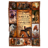 Pferde, Karabair, Percheron, Israeli, Irisch, Gidran, personalisierte Decke für meine Tochter – CTS18062219